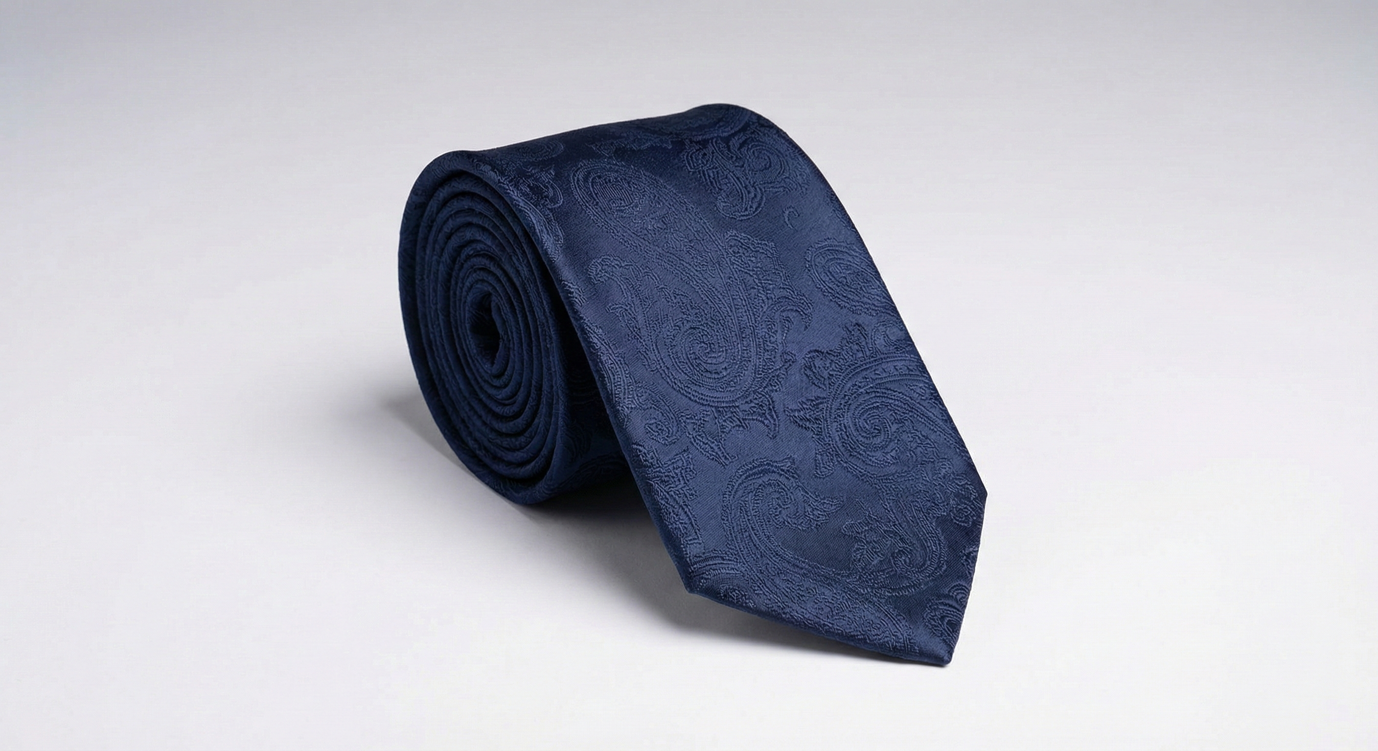Onyx | Men’s Midnight Black Paisley Jacquard Necktie