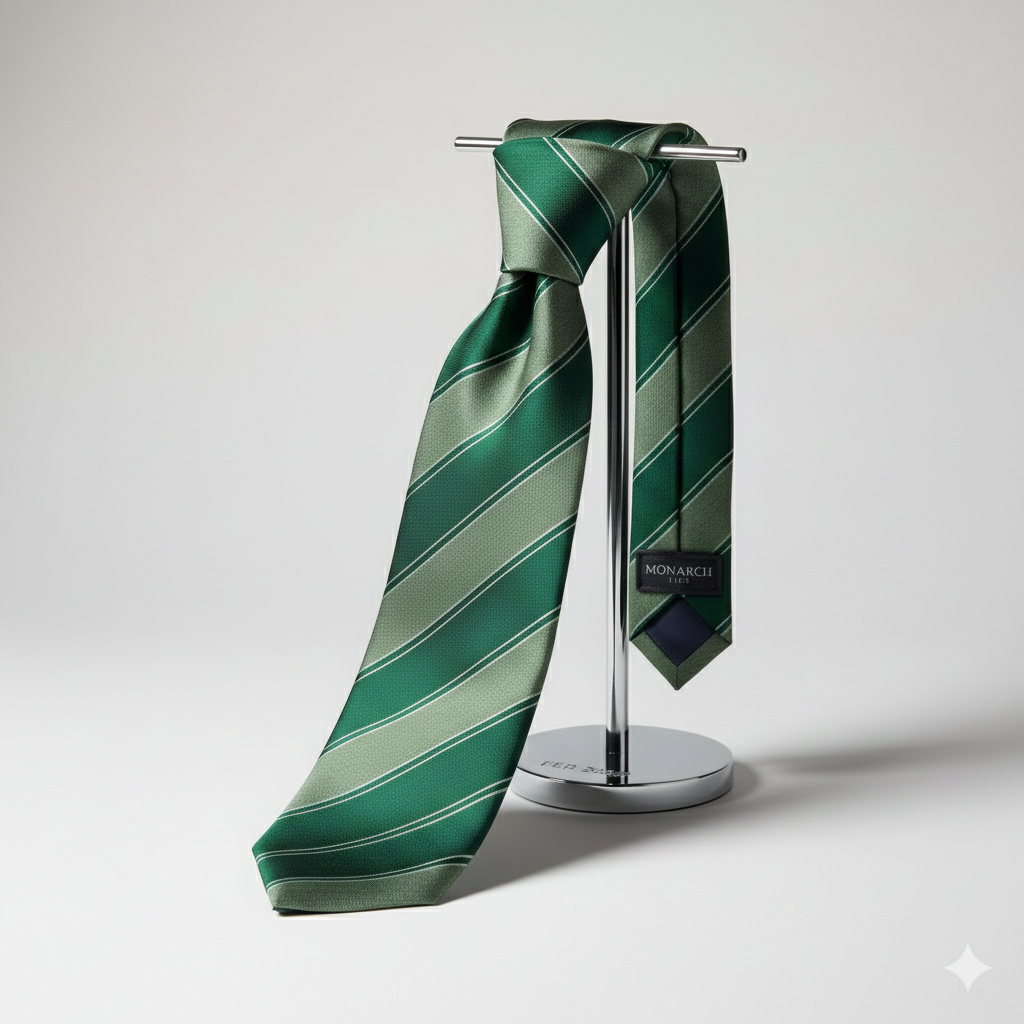 Monarch | Men’s Striped Jacquard Necktie
